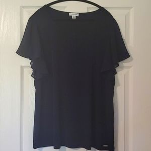 Calvin Klein Navy Blue Top